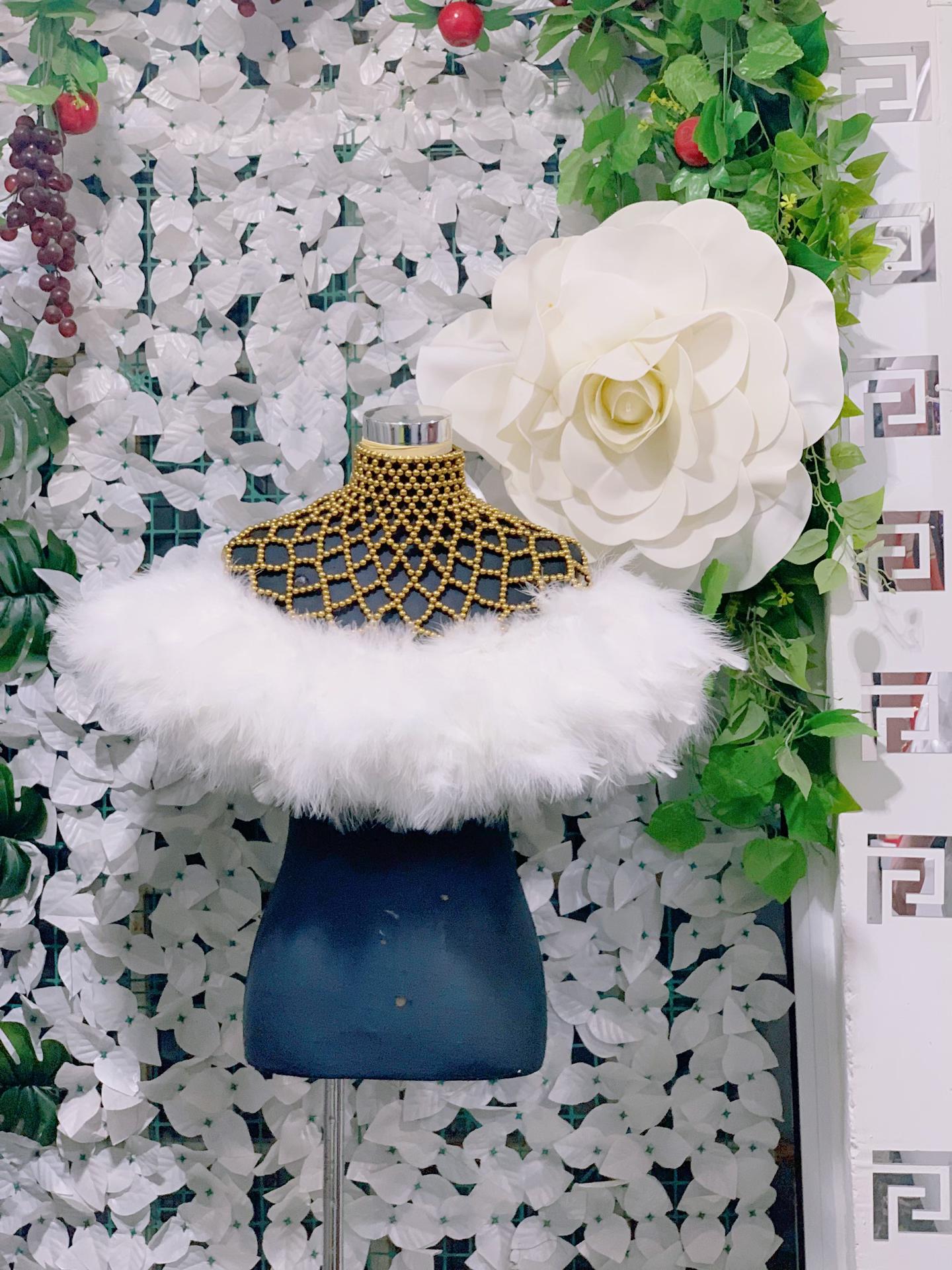 Yaa Asantewaa beaded cape