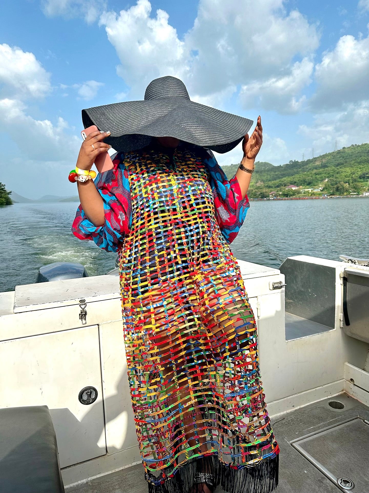 Olora African Mesh Dress