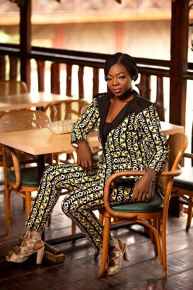 Ohenewaa Africa BLazer set