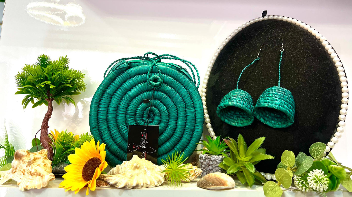 Maji Rattan Beach Bag