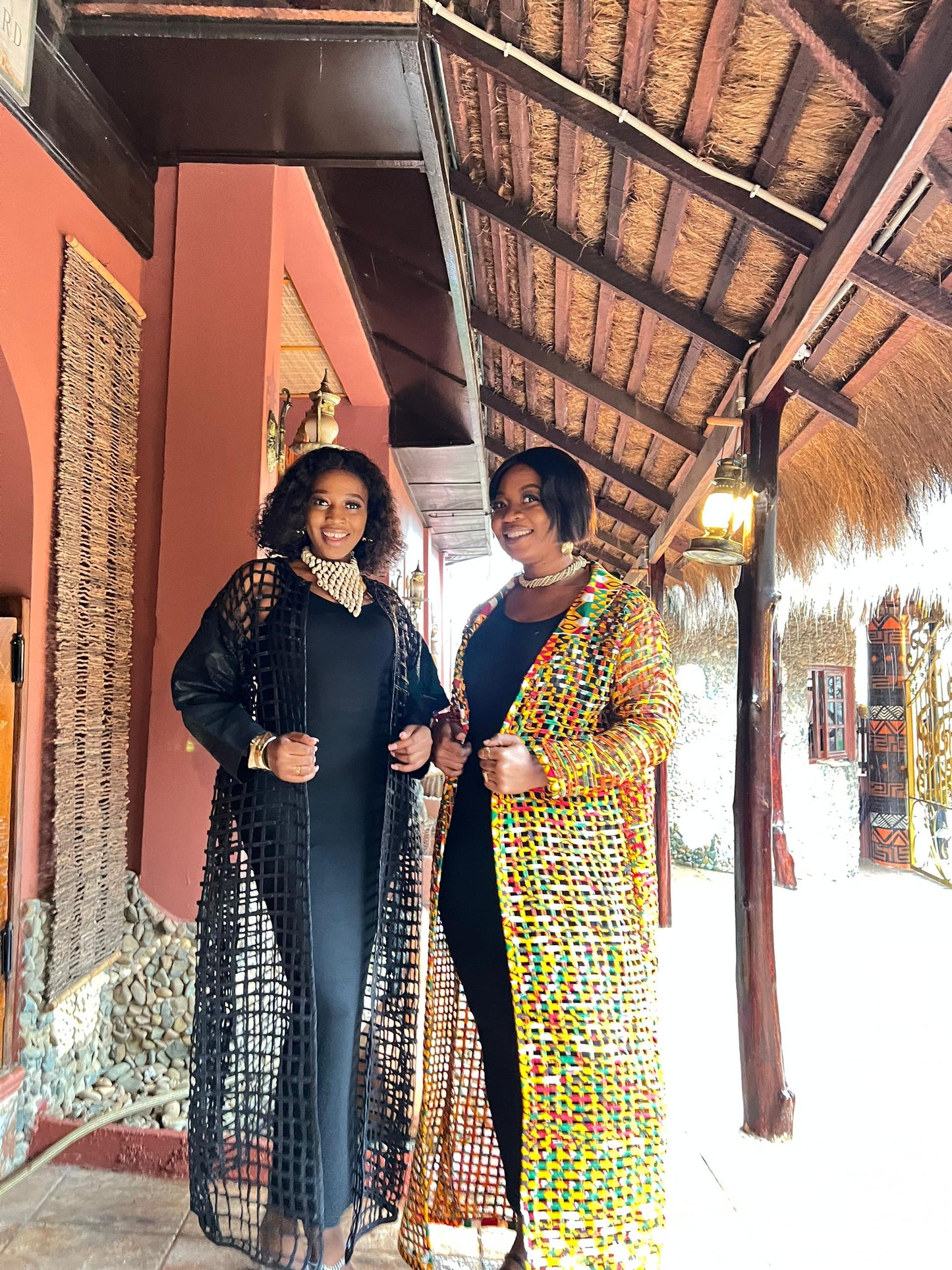 Kesewaa Kente Mesh Jacket