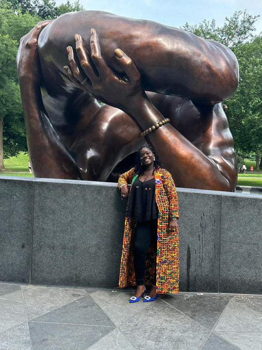 Kesewaa Kente Mesh Jacket