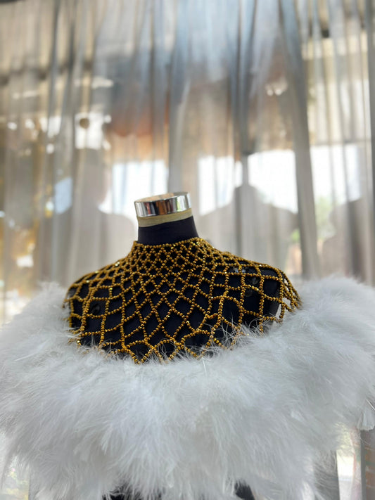 Yaa Asantewaa beaded cape