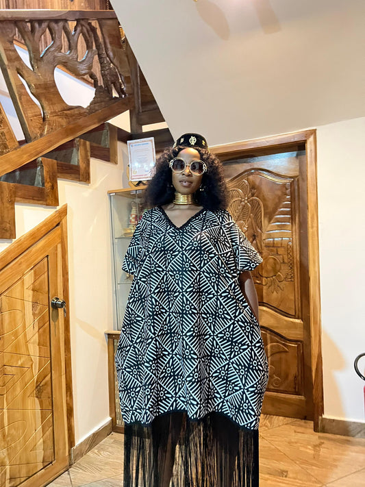 Aziza fringes Loose dress