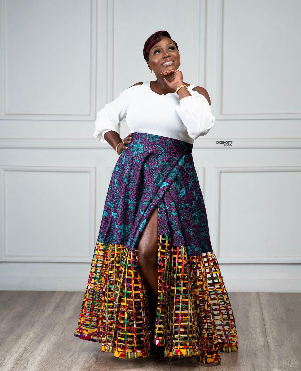 Dee African Mesh Skirt