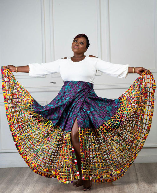 Dee African Mesh Skirt