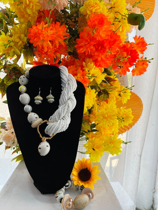 Oheneyere African Beaded Necklace