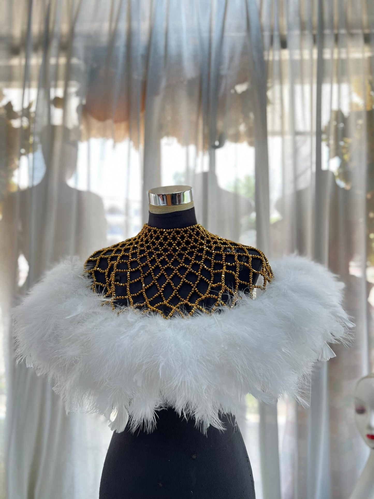 Yaa Asantewaa beaded cape